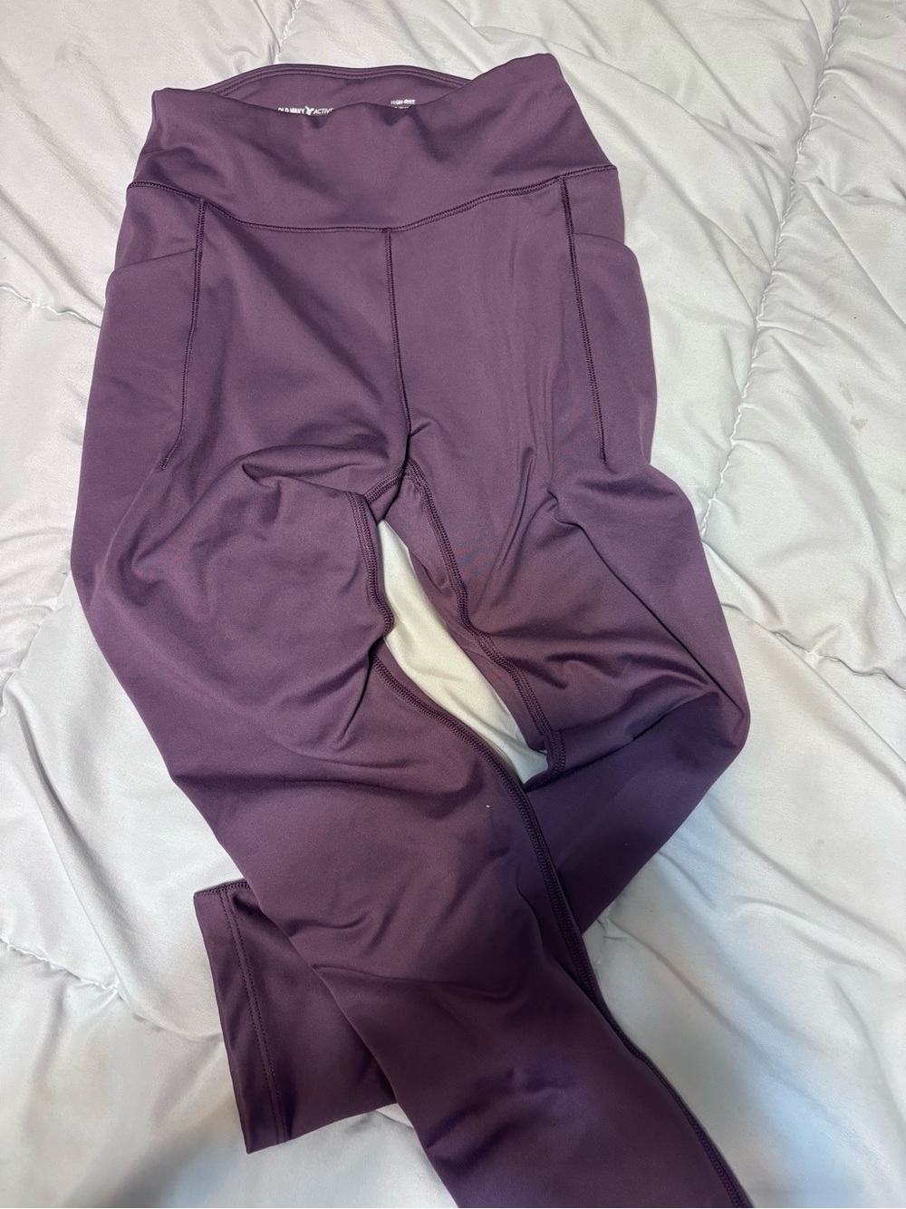 Old navy large 10-12 studio smooth girls purple legging